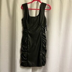 NWT Guess faux leather tank dress